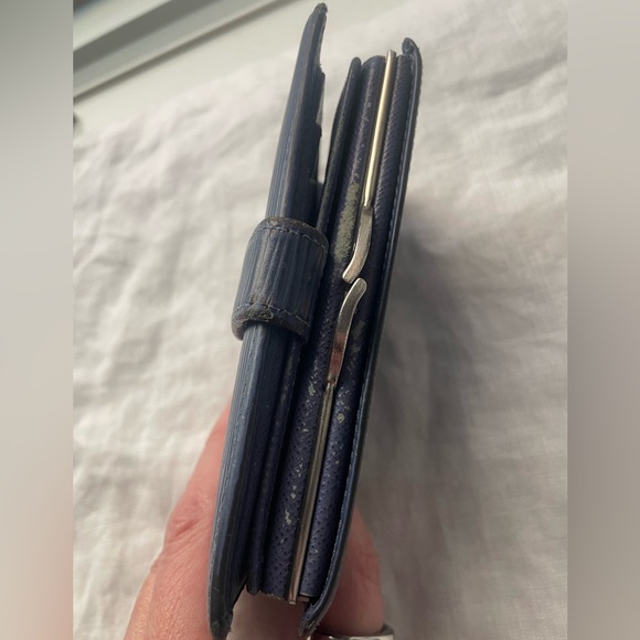 Louis Vuitton Myrtille Blue Epi Leather Wallet, Silver Tone Hardware - Picture 11 of 12